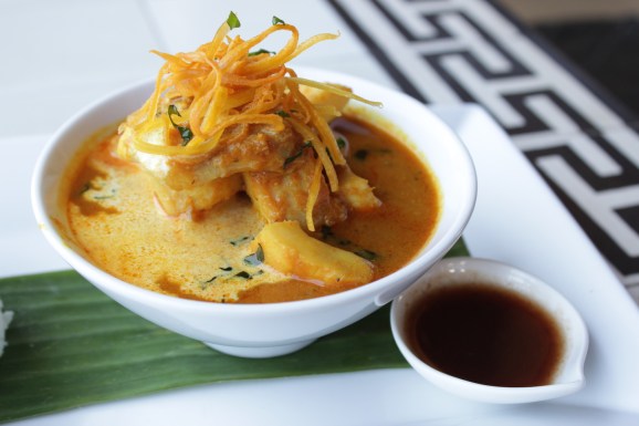 Delicious Fish Amok at the Foreign Correspondent's Club. 