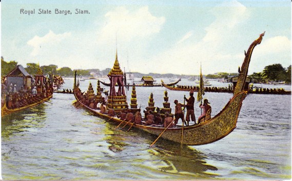 The Royal Barge on the Chao Phraya River
