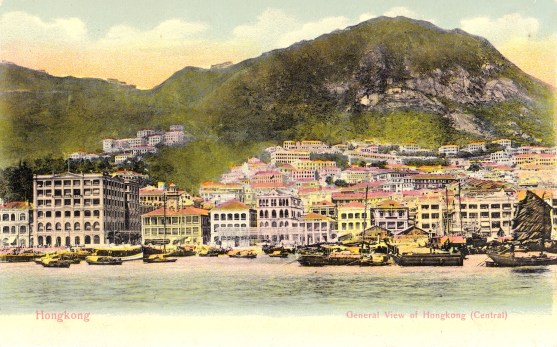 The Hong Kong skyline in the 1890s/1900s.  