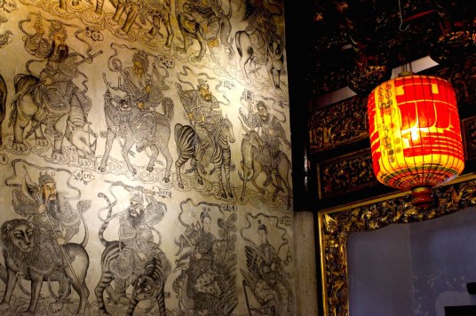 Interior of the Khoo Kongsi Temple.  