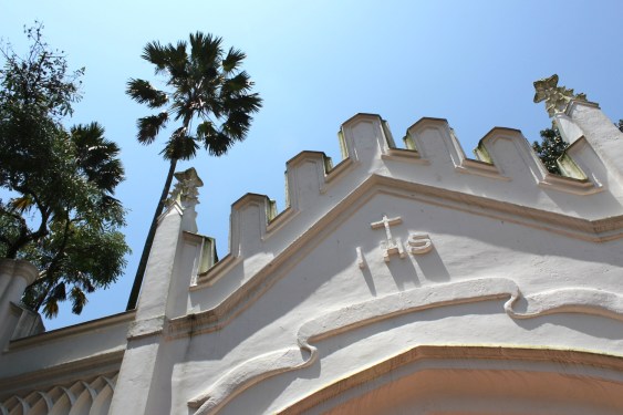 Gates to the Old Christian Cemetery on Fort Canning Hill.