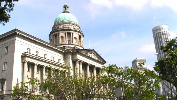 The Former Supreme Court Building in the Civic District is today's National Art Gallery. 