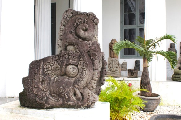 Makara at the National Museum of Indonesia.