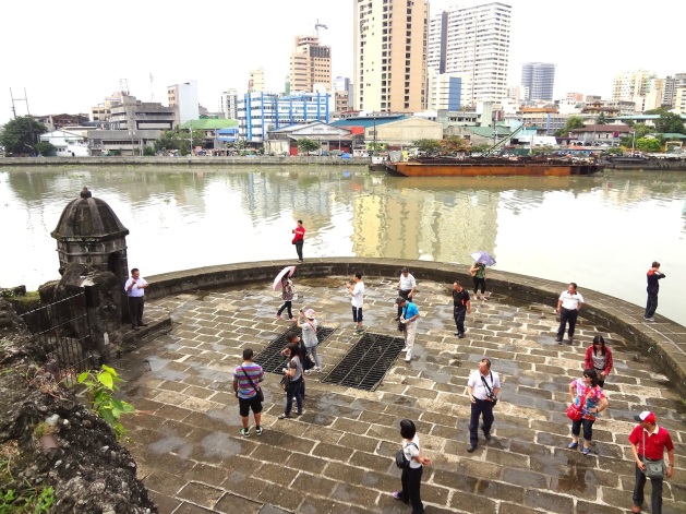 Baluarte, or ramparts over the Pasig River, Intramuros.