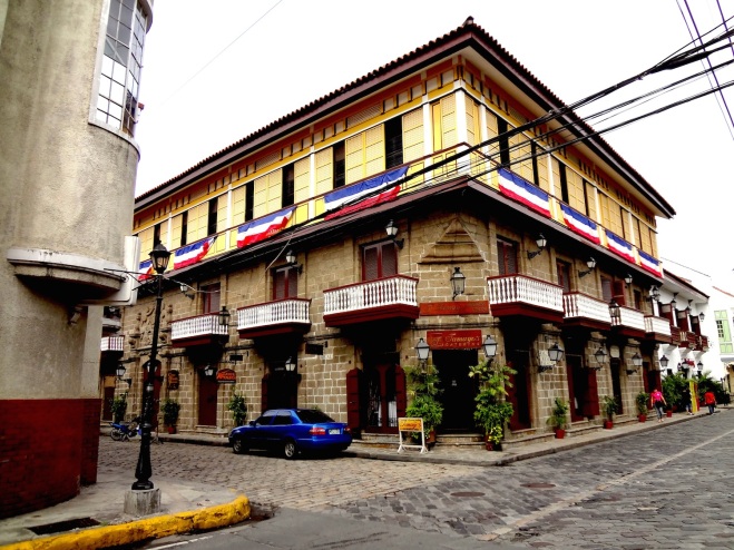 Casa Manila, restored with traditional Hispano-Philippine architecture.