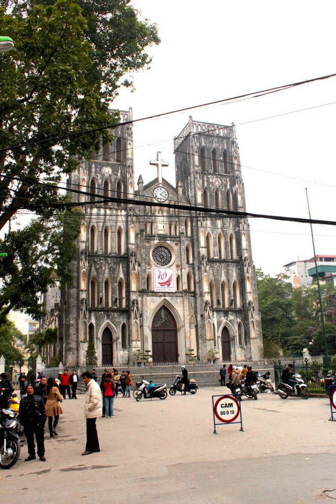 Hanoi's gothic Cathedral of St John.