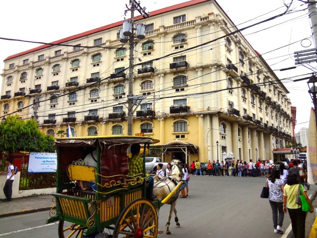 Calesa, or traditional horse-carriage, Intramuros.